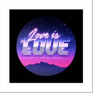 LOVE IS LOVE Posters and Art